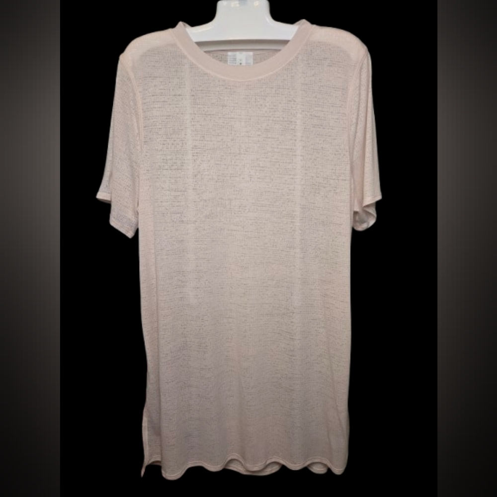 Lululemon Athletica Soft Pink Short Sleeve Tee
